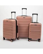 Set de trois valises  Matte TSA - Titou - Saumon Acc Noir