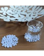 Sous-verre à fleurs