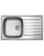 Évier Cuisine Inox 80x50 - 1 Cuve + Égouttoir - Inarel