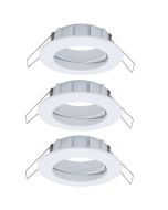 LOT 3 SPOT ROND BLANC FIXE MR16 PAULMANN