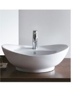Vasque à poser Oval -  CURVA - TR4080 - Blanc