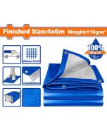 WADFOW BACHE DE PROTECTION BLEU 4X6M