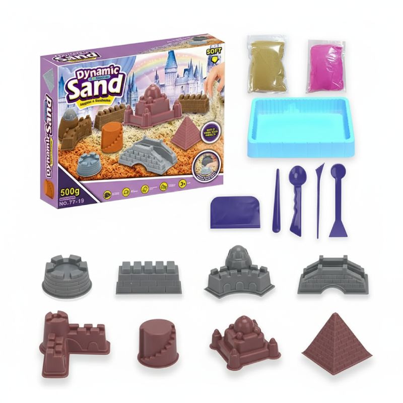 Ensemble jouets plage enfant - plastique - moule à sable