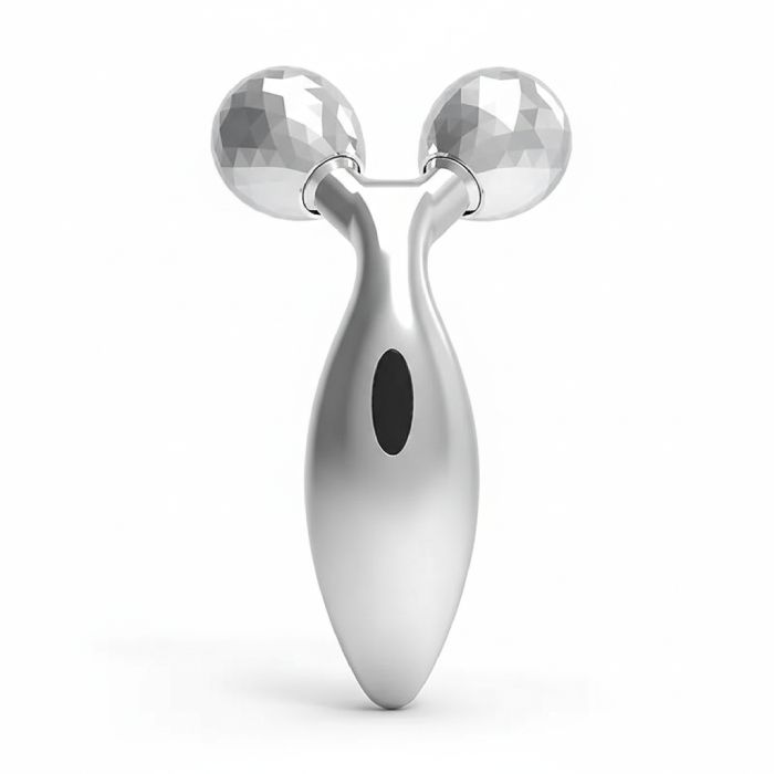 Rouleau massage 3D visage & corps - ABS & métal