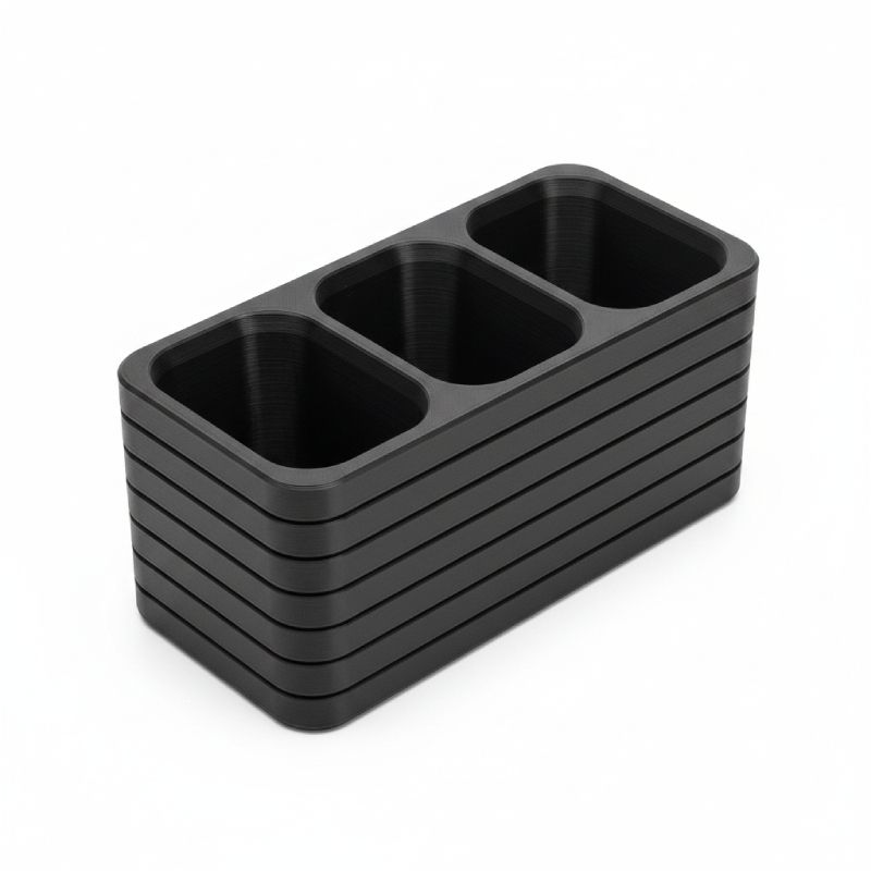 Support télécommande moderne - plastique - Noir