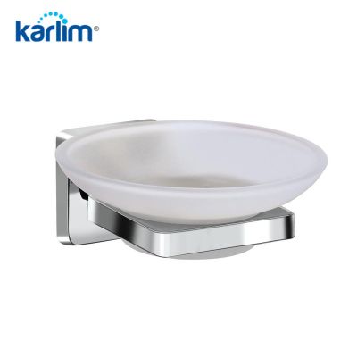Porte-savon Mural Chromé Karlim – Accessoire Élégant Salle de Bain | Tunisie
