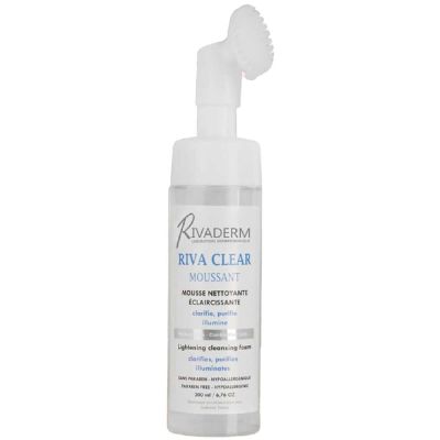 Mousse nettoyante RIVADERM RIVA CLEAR - Éclaircissante - 200ML