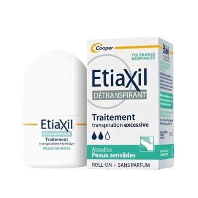 Déodorant détranspirant ETIAXIL - roll-on aisselles peaux sensibles