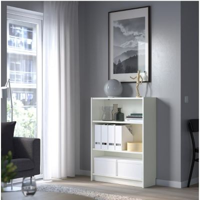 Bibliothèque SANDY - 80x100x30 cm - Blanc