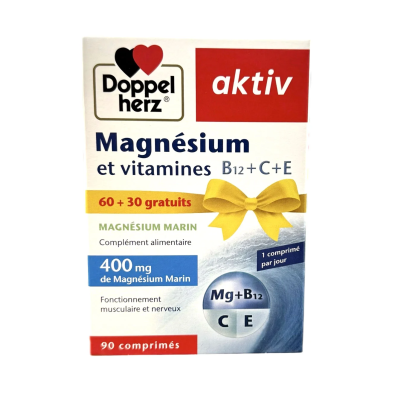 Aktiv Magnésium 90 Comprimés - Prix Tunisie | Arkan.tn