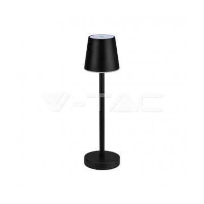 ABAJOUR LED NOIR 3W TACTILE 3000K 220V VTAC