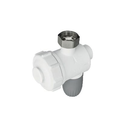 Séparateur de boues à filtre magnétique avec vanne d'arrêt du système BLANC