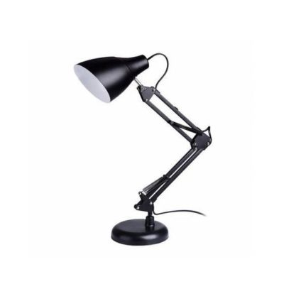 Lampe bureau - Architecte - Réglable - Moderne - Métal - Noir