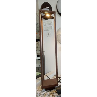 POTEAU EXTERIEUR MARRON LED 12W 3000K 220V 80CM