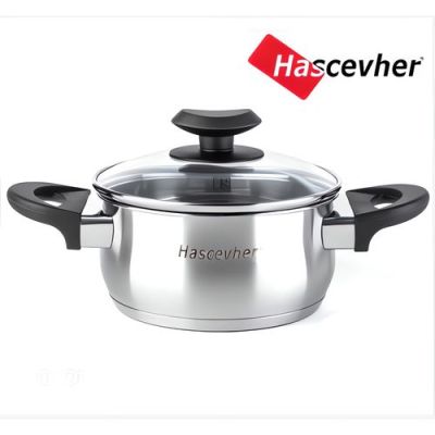 Marmite - Inox 18/10  - Noir - 24cm-Turquie