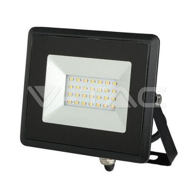 Projecteur LED Etanche noir- 20W - Lumière Blanche (6500K) SKU5948 V-TAC