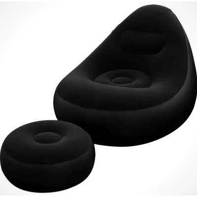 Canapé pouf loisirs gonflable - purle