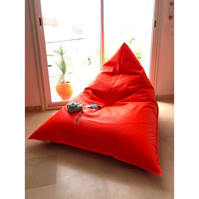 Pouf XXL Twister - Dimensions: L*L*H = 140*100*90 cm-Rouge