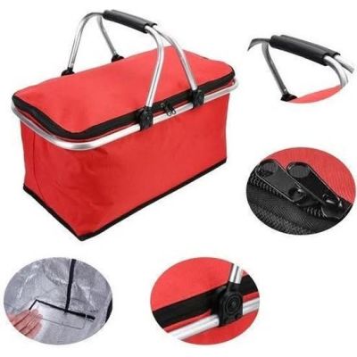 Panier isotherme pliable multifonction-ROUGE