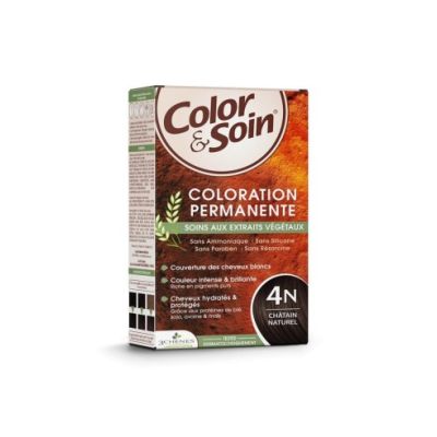 Coloration Châtain Naturel 4N Color & Soin