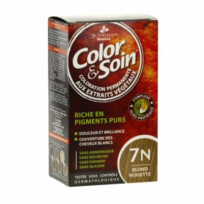 Coloration 3 CHÊNES COLOR & SOIN - Blond Noisette 7N