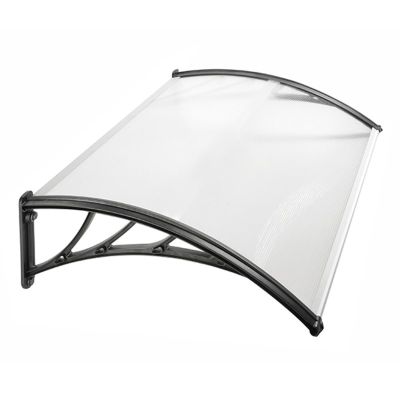 Abri de porte en polycarbonate fumé 150*100*25 CM