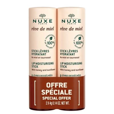 NUXE Rêve de Miel Stick Lèvres Duo - Prix... | Arkan.tn