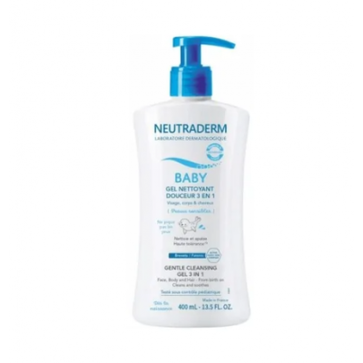 NEUTRADERM BABY Gel nettoyant douceur 3en1 400ml