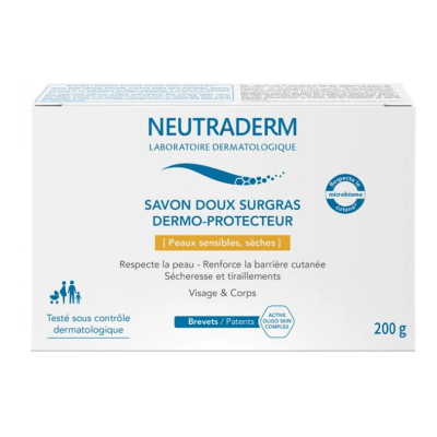 NEUTRADERM Savon doux surgras dermo-protecteur 200g