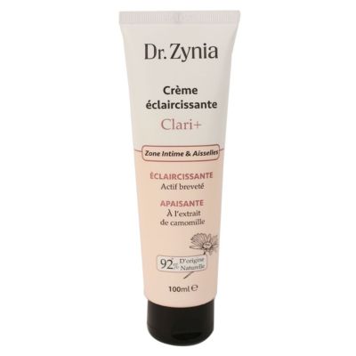 Crème éclaircissante zone intime Dr ZYNIA - Clari+