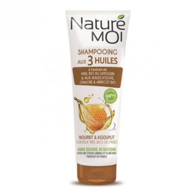 NATUREMOI Shampoing aux 3 huiles 250ml