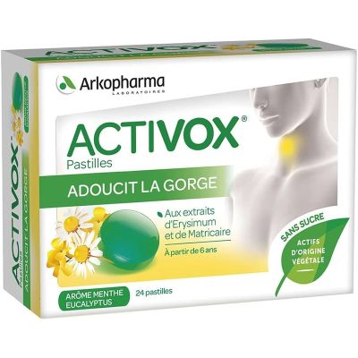 AKTIVOX Menthe Pastilles - Arkopharma - Prix... | Arkan.tn