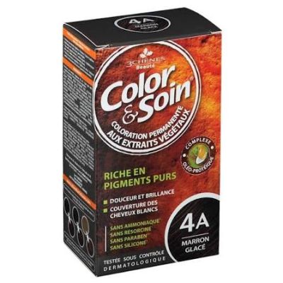 LES 3 CHÊNES Color & Soin Coloration Permanente Marron Glacé 4A