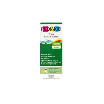 Pharmakids Toux Sèche Sirop 125 ml - Soulage la Toux Sèche