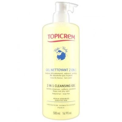 Gel Nettoyant 2 en 1 Topicrem 500ml - Prix... | Arkan.tn