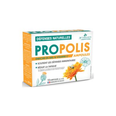 Ampoules Propolis 3 Chênes - 10