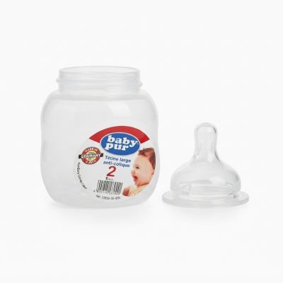 PUR Tétine large anti-colique 2e âge