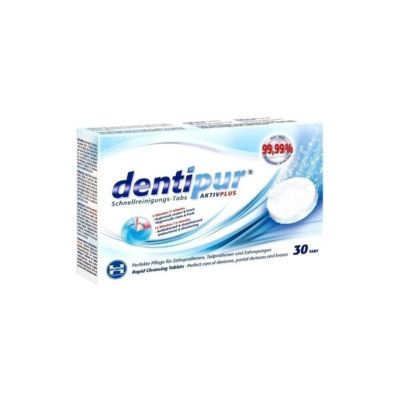 Dentipur Tablettes Nettoyantes 30u - Prix Tunisie | Arkan.tn