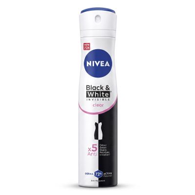 NIVEA Déodorant Femme Black & White Invisible Original 200ml