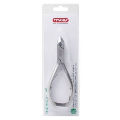 TITANIA Pince coupe-ongles à bec plat 1083 PH B
