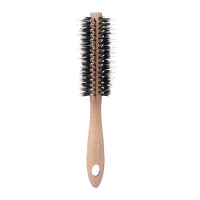 TITANIA Brosse ronde Nature érable poils sanglier/nylon 2864