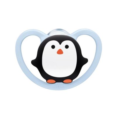 Sucette NUK SPACE - Pingouin - 6-18 mois