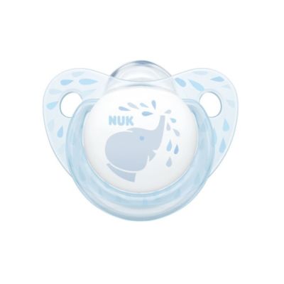 NUK Sucette Rose/Bleu 0-6M Bleu + Boîte 30303