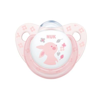 NUK Sucette Rose/Bleu 0-6M Rose + Boîte 30274