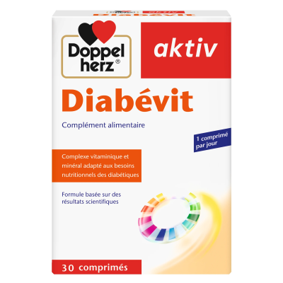 Aktiv Diabevit Glycémie 30 Gélules - Prix... | Arkan.tn