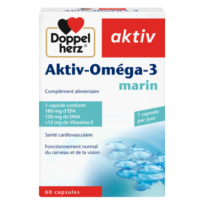 Aktiv Oméga-3 Santé Cardiovasculaire - Prix... | Arkan.tn