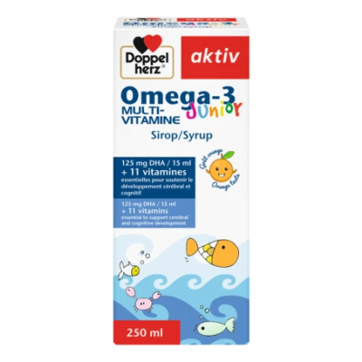 Aktiv Oméga-3 Sirop 150 ML - Prix Tunisie | Arkan.tn