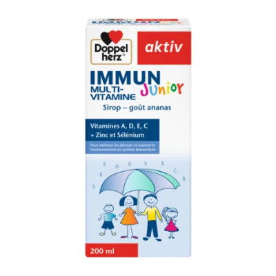 Aktiv Immun Junior Sirop 200ml - Prix Tunisie | Arkan.tn