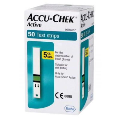 Bandelettes Réactives Accu-Chek Active -... | Arkan.tn