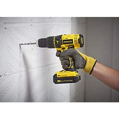 Perceuse-visseuse à percussion STANLEY SBH20 - Sans Fil 18V Sans Charbon Garantie 2 Ans